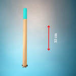 VİDALI AHŞAP TÜNEK - 32 CM