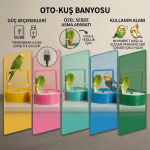 OTOMATİK KUŞ BANYOSU (ÖZEL TASARIM)